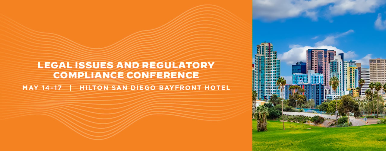 Header banner - Legal Issues and Regulatory Compliance Conference