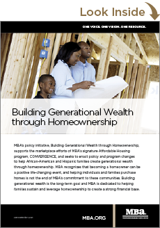 Building Generational Wealth Through Homeownership Initiative | MBA