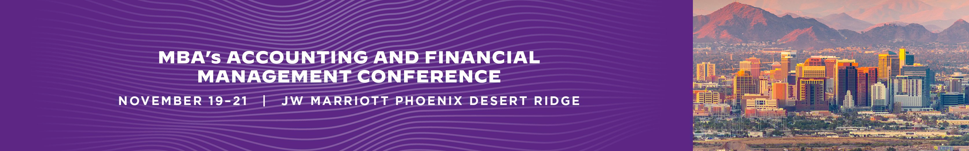 Header banner - MBA's Accounting and Financial Management Conference